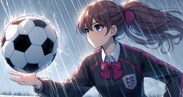 雨天サッカー